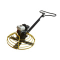 Engine hand push power trowel